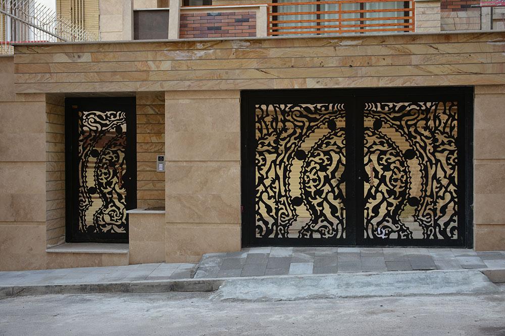 برش لیزری درب های فلزی